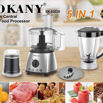 Кухонний комбайн 5в1  500W SOKANY SK-03020
