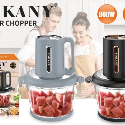 Чоппер подрібнювач, м'ясорубка Sokany SK-06034 800W 3L