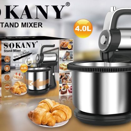 Електричний стаціонарний міксер SOKANY SK-6662, 4 л (8)