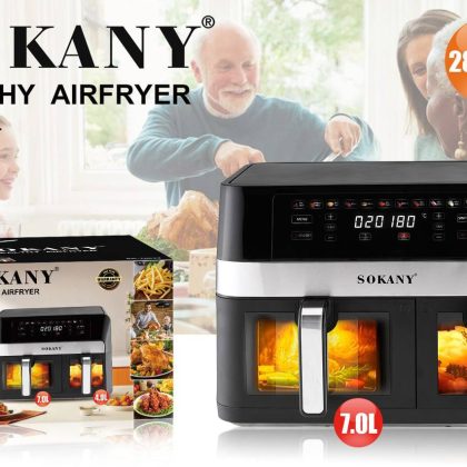 Мультипіч Аерогриль-фритюрниця SOKANY SK-10034 на 11 літрів