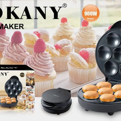 Кексниця електрична Sokany SK-08015 з антипригарним покриттям, 900 Вт.