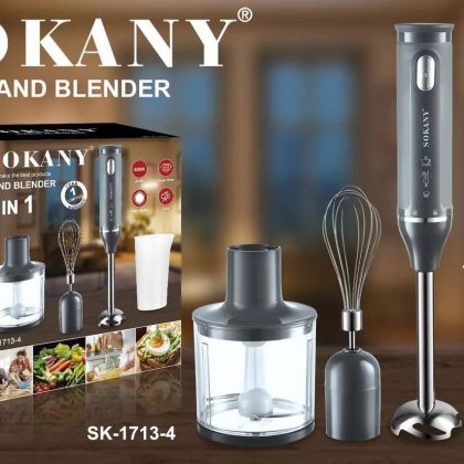 Ручний блендер Sokany SK-1713-4 4 в 1 Kitchen Master - 500 Вт