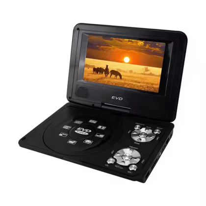 Портативний телевізор 8.8 DVD FM USB ДВД Програвач Міні переносний телевізор для автомобіля (EV-806) HS-266