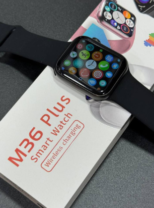 Розумний смарт годинник Smart Watch M36 Plus Bluetooth, Фітнес браслет, Розумний годинник, Пульсометр, Тонометр HS-366