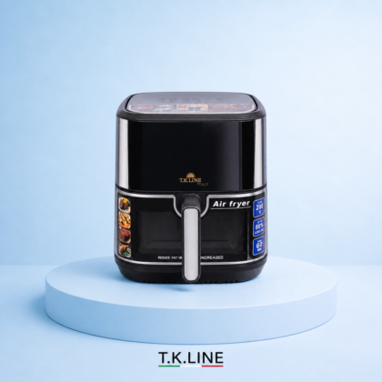 Аэрофритюрница T.K.Line TK00273 на 12 л, c Wi-Fi приложение Tuya Smart, 2 тэнaми и lsd экраном.